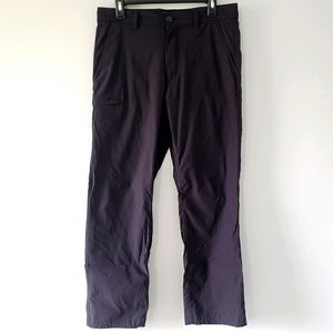 Black Tech Material Pants